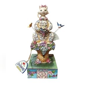 Jim Shore Heartwood Creek “Sitting Pretty” Cat‎ Figurine #4017422 – Retired 2009